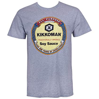  Kikkoman Soy Sauce Logo Tee Shirt 