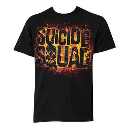  Suicide Squad Movie Logo Tee Shirt 